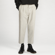 Liberty Kostume tapered pants Japanese loose tide solid color Hong Kong wind youth casual tapered ankle-length pants men