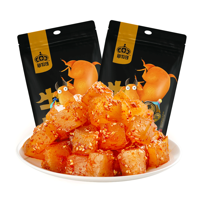 新牧哥 香辣味牛蹄筋 250g*2袋 天猫优惠券折后￥39.9包邮（￥79.9-40）