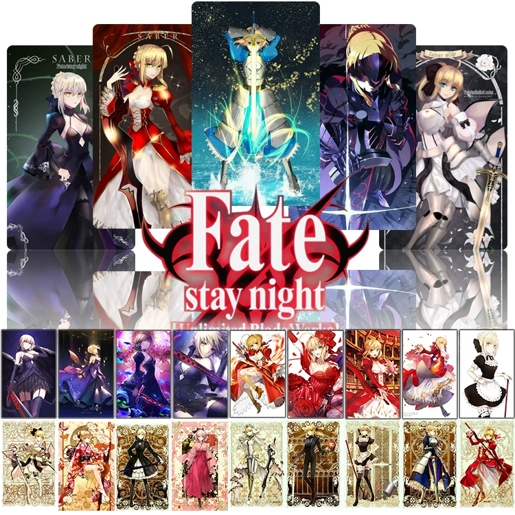 Hoạt hình Ngoại vi Fate / Zero / Stay Night Sticker Sabre Crystal Frosted Card Sticker Vận chuyển Miễn phí Thẻ xe buýt - Carton / Hoạt hình liên quan