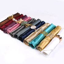Hotel fabric mouth cloth napkin Western restaurant folding flower cloth scarf wipe Cup cloth Club Room table mat cloth