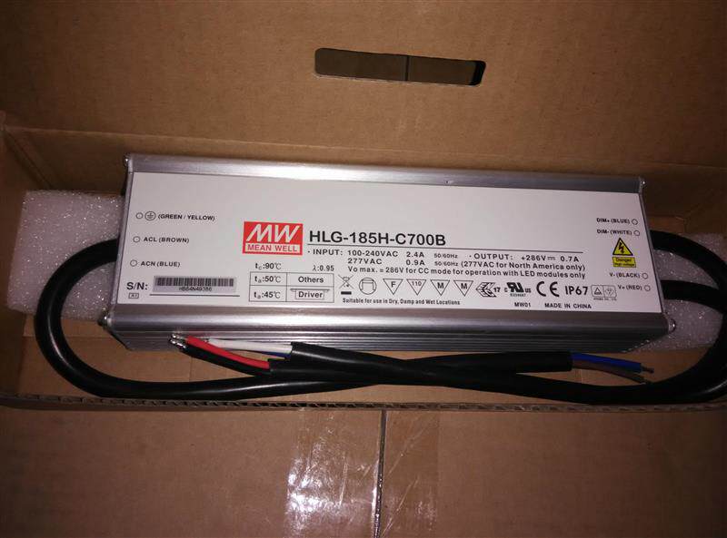 Manufacturer Direct Sale Taiwan Mingwei MEAN WELL Power Supply Original Fake One Lost ten HLG-185H-C500B