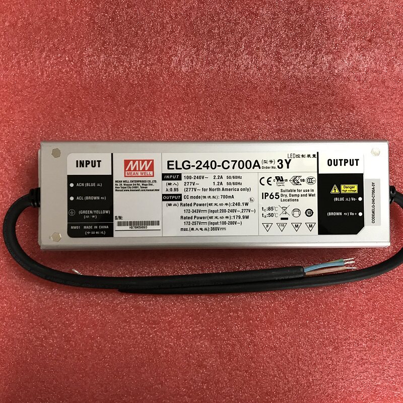 Manufacturer Direct Sale Taiwan Mingwei MEAN WELL Power Supply Original Fake One Lost ten ELG-240-C700