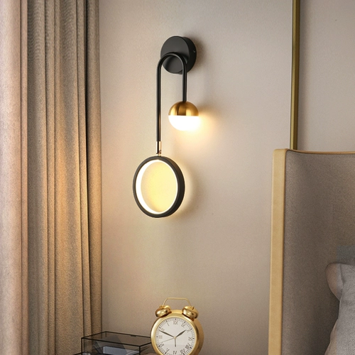 Бра для кровати, креативный современный и минималистичный фонарь для гостиной, светильник для отеля подходит для лестницы для коридора, популярно в интернете