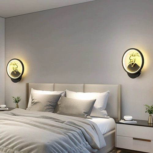 Бра для кровати, креативный современный и минималистичный фонарь для гостиной, светильник для отеля подходит для лестницы для коридора, популярно в интернете