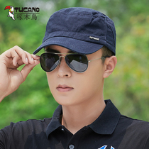 Woodpecker hat spring and summer mens sunshade flat top hat sunscreen dad leisure tide Joker sun hat cap