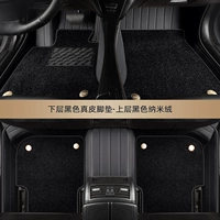 Кожаный черный+черный нано -дисковольный двойной модель