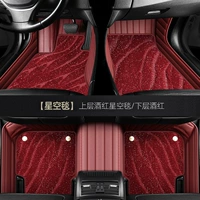 Бордовое двухэтажное звездное небо