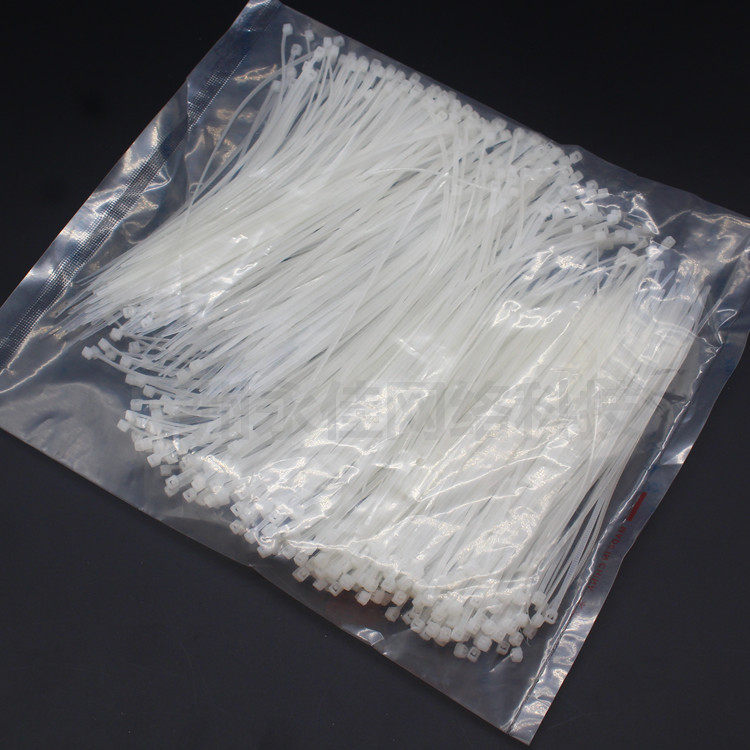 3 * 150 Self-locked nylon tie white beamline with multipurpose line of wire machine bundled with haircut strap