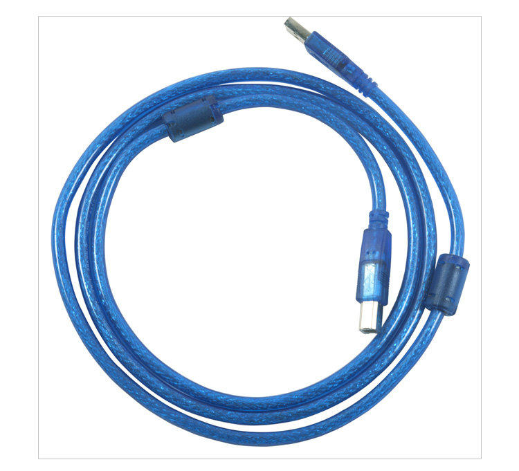 1 5 m blue USB print line printing machine connecting wire usb 2 0 data line full copper standard 2 0