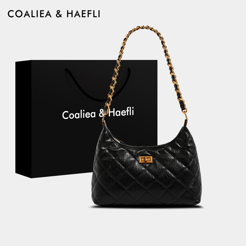 Hong Kong Brand Chanel-Style Tote Bag for Women, 2026 New Autumn French-Style Quilted Chain Shoulder Crossbody Bag