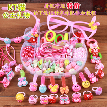 Childrens handmade beaded girl educational toys diy hair accessories Bracelet necklace Handmade beads Christmas gift