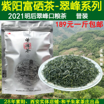 2021 new tea Ankang Ziyang selenium-rich tea Artemisia sparse green tea Maojian-Minghou Cuifeng ration tea 500g