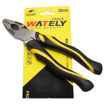 Witte Force Nickel Chrome Alloy 8 Inch Labor-saving Wire Pliers Industrial Grade Old Tiger Pincer Wire Pliers Flat Mouth Pliers