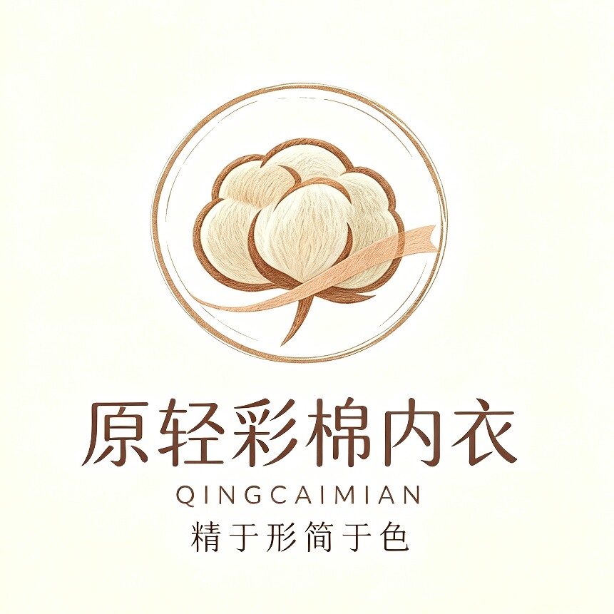 原轻彩棉内衣的LOGO