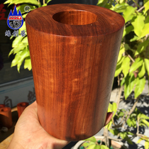 Red wood pen holder Myanmar flowers pear whole wood pen inserts big fruit purple sandalwood boutique V blemish pen box One figure