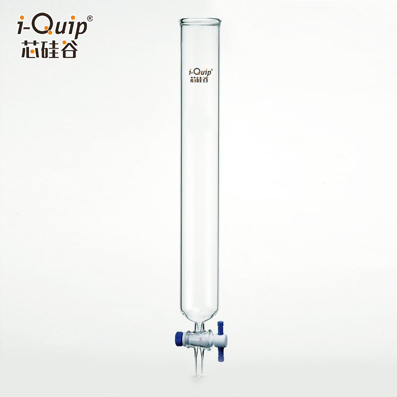 芯硅谷 C7161 具四氟节门层析柱 玻璃层析柱 多尺寸厚壁设计