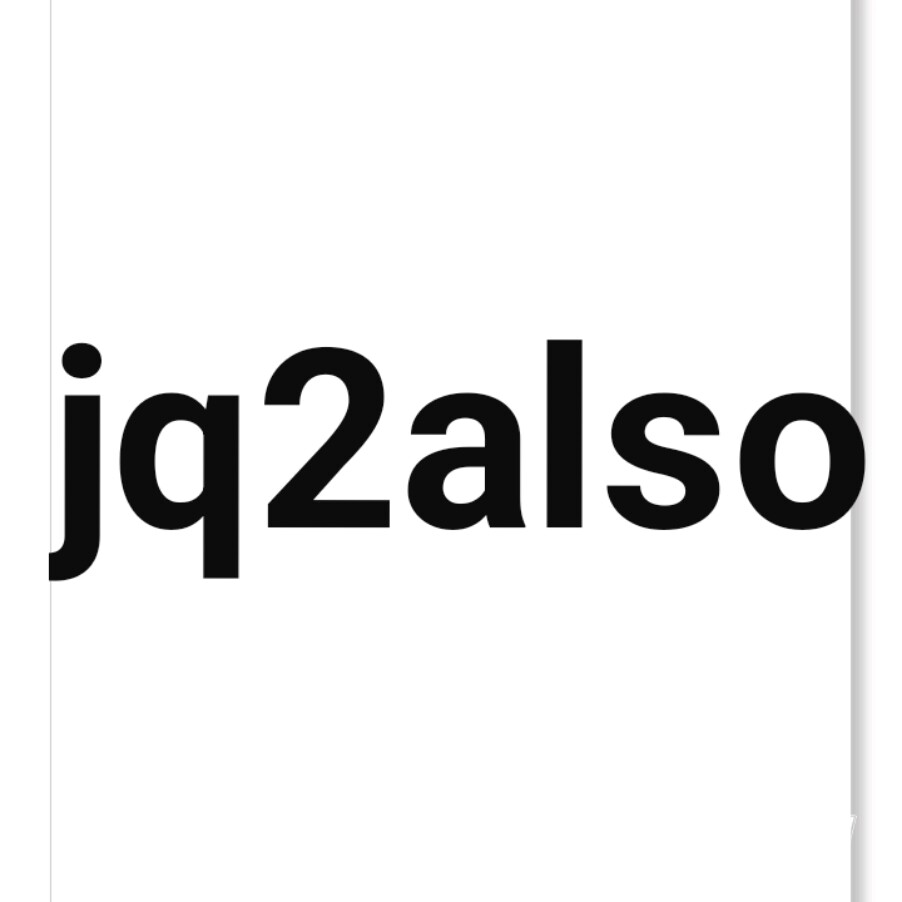 jq2also