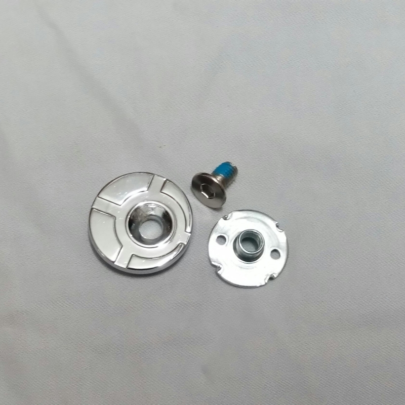 Cougar Fried Skate MZS507 Flat Flower Shoe Mushroom Buttoned Mushroom Nail Silver