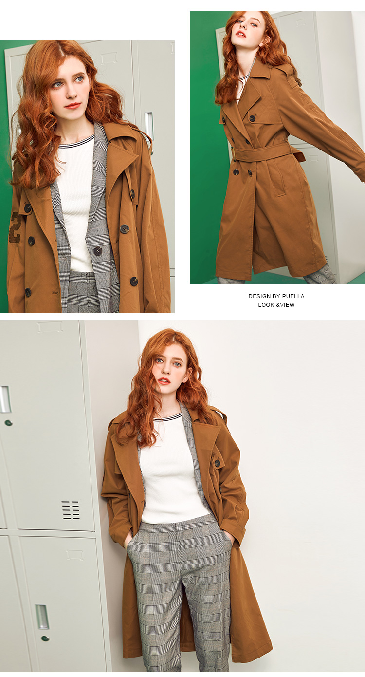 Trench pour femme PUELLA en Polyester - Ref 3226412 Image 14