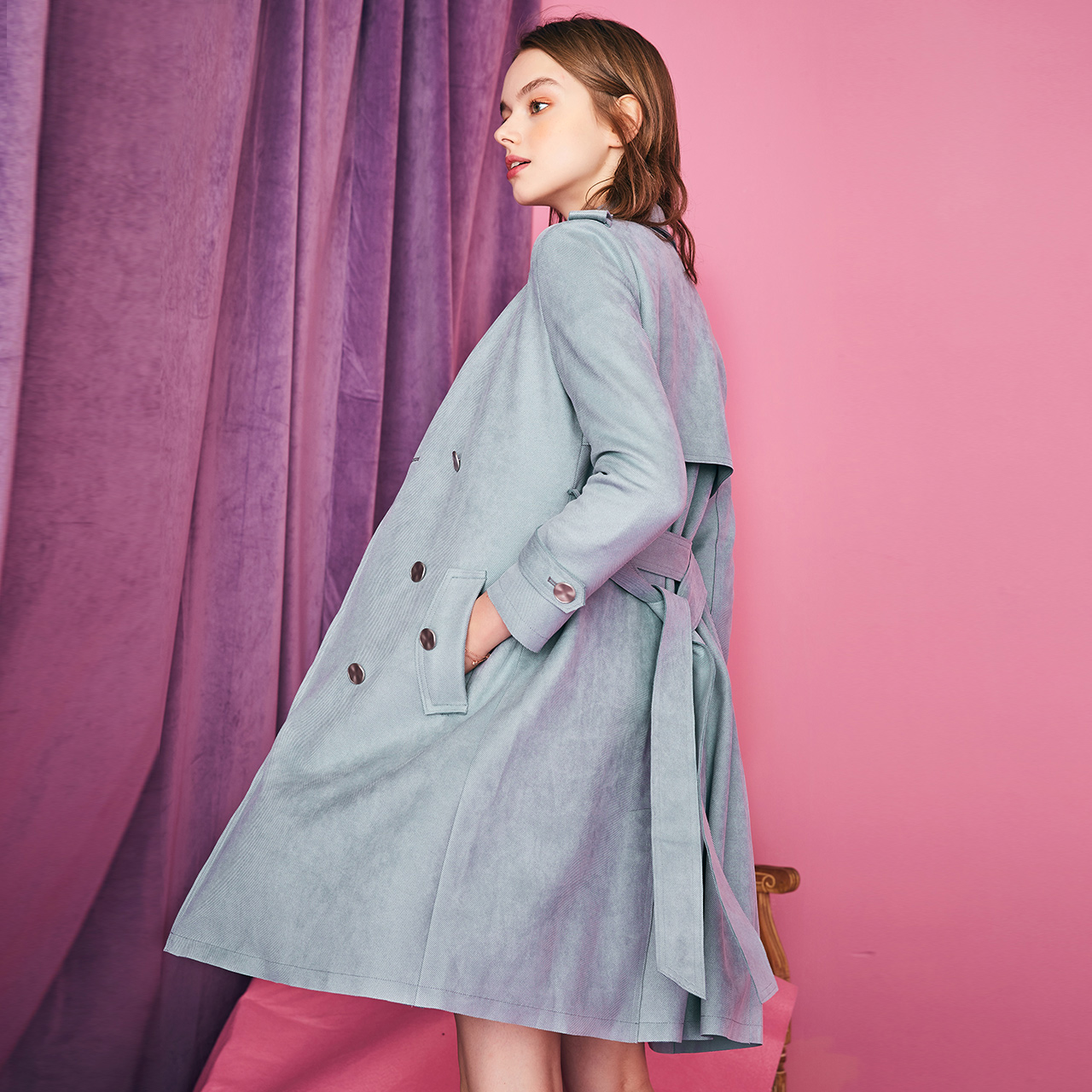 Trench pour femme PUELLA en Polyester - Ref 3227693 Image 4