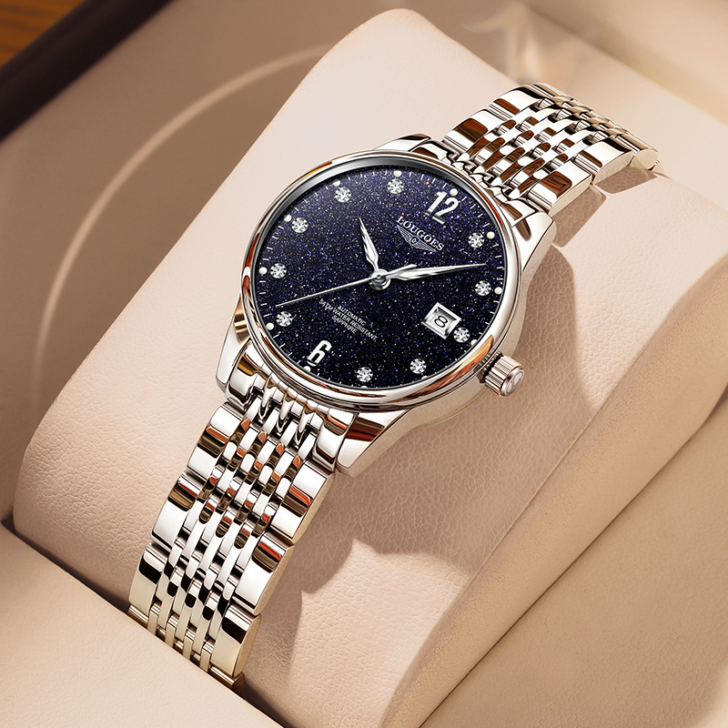 Swiss Original Genuine Imported Women's Mechanical Watch with Starry Sky Dial, Luminous, Waterproof, One of the Top Ten Women's Watches Swiss Original Genuine Imported Women's Mechanical Watch with Starry Sky Dial, Luminous, Waterproof, One of the Top Ten Women's Watches