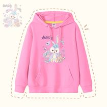Girls Satellite Star Delu Childrens Clothes for New Leisure Casual Hat Childrens Clothes Spring and Autumn