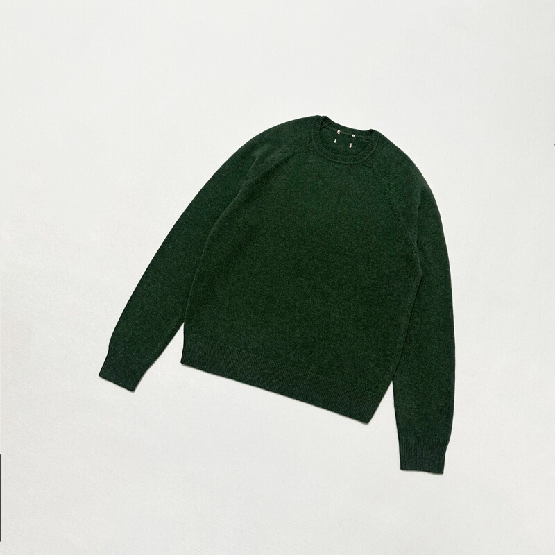 26 Early Spring, Usa, 100% Wool, Classic American Style, Thick Warm Knit, Men's Crew Neck Sweater