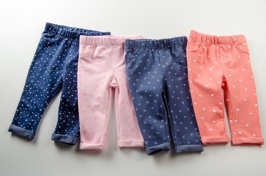 Foreign trade in Europe and the United States Nubao Spring and Autumn Imitation Denim Long Pants Girls Casual Pants Underpants Straight Pants