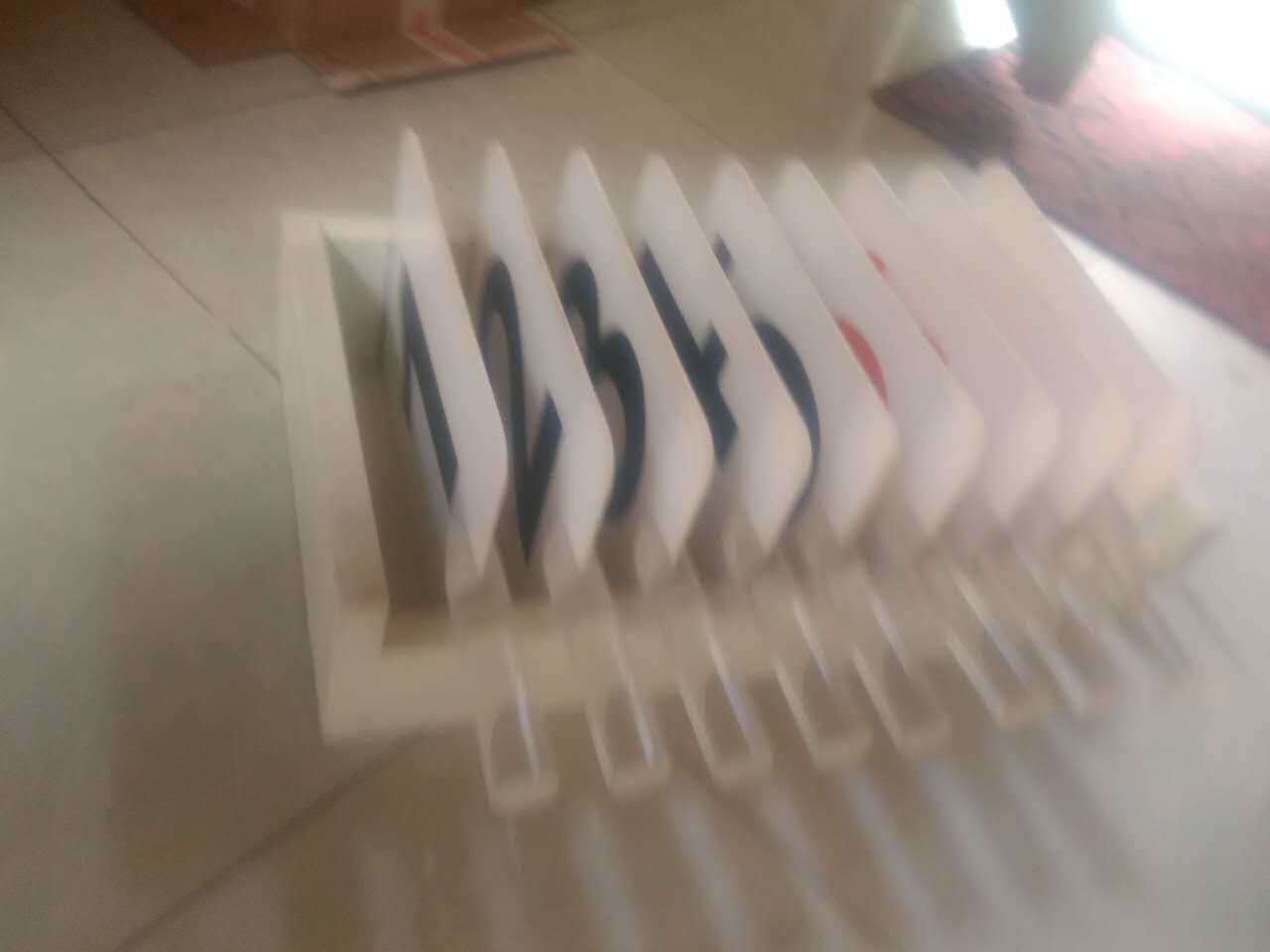 Basketball game substitution card wooden plexiglass material standard sports competition sports referee supplies