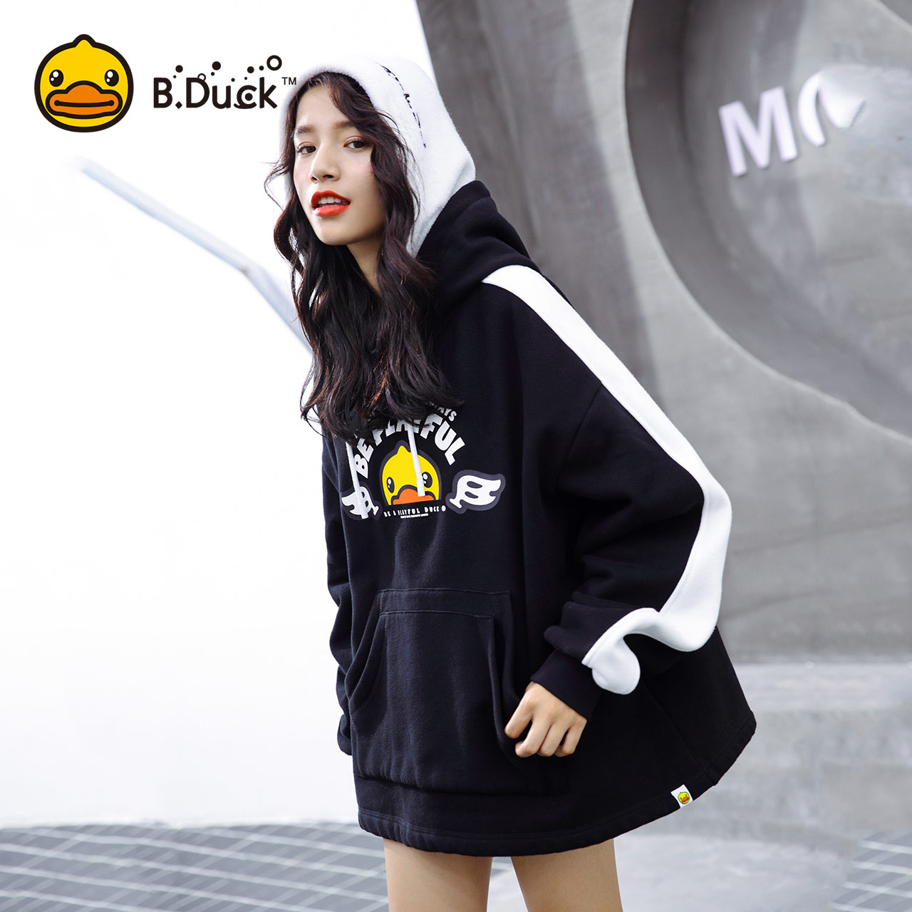 Sweatshirt femme B.DUCK en Coton - Ref 3217501 Image 1