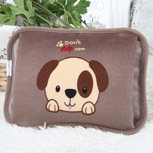 【暖心暖手又暖脚~】卡通充电式绒毛热水袋