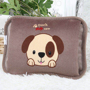 【暖心暖手又暖脚~】卡通充电式绒毛热水袋