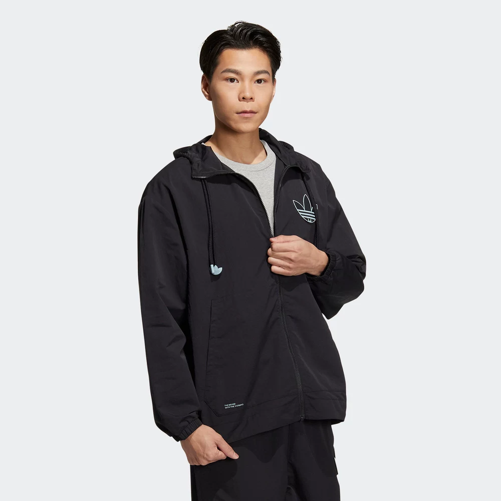 Черная спортивная куртка Adidas для отдыха с капюшоном, 2018