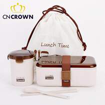 Corron Day-style lunchbox Sub-layer of wheat straw lunch box with microwave heating student body of work sushi