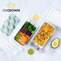 With Rice Lunch Box Office Worker Microwave Oven Heating Lunchbox Cute Teen Heart Day Style Slimy Dining Box Suit