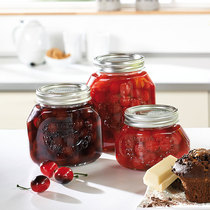 Germany imported glass sealed jar Homemade jam dessert pickle pickle pickle preservation bottle Food grade high temperature resistant lead-free
