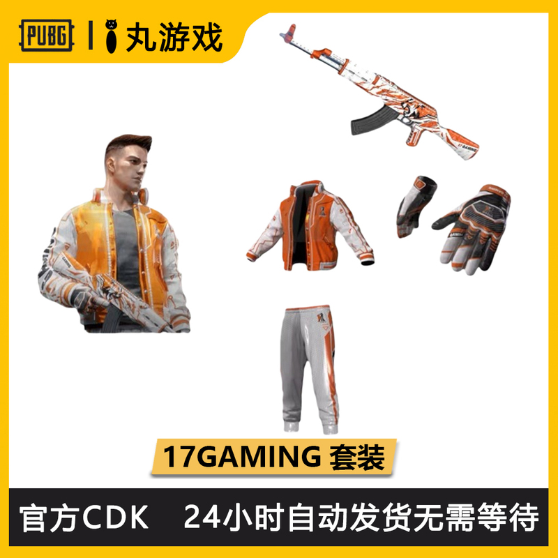 Pubg Playerunknown's Battlegrounds 17Gaming Collaboration Set 17 Team Collaboration Jacket Collaboration Set White Tiger Gloves Ak Pubg Playerunknown's Battlegrounds 17Gaming Collaboration Set 17 Team Collaboration Jacket Collaboration Set White Tiger Gloves Ak