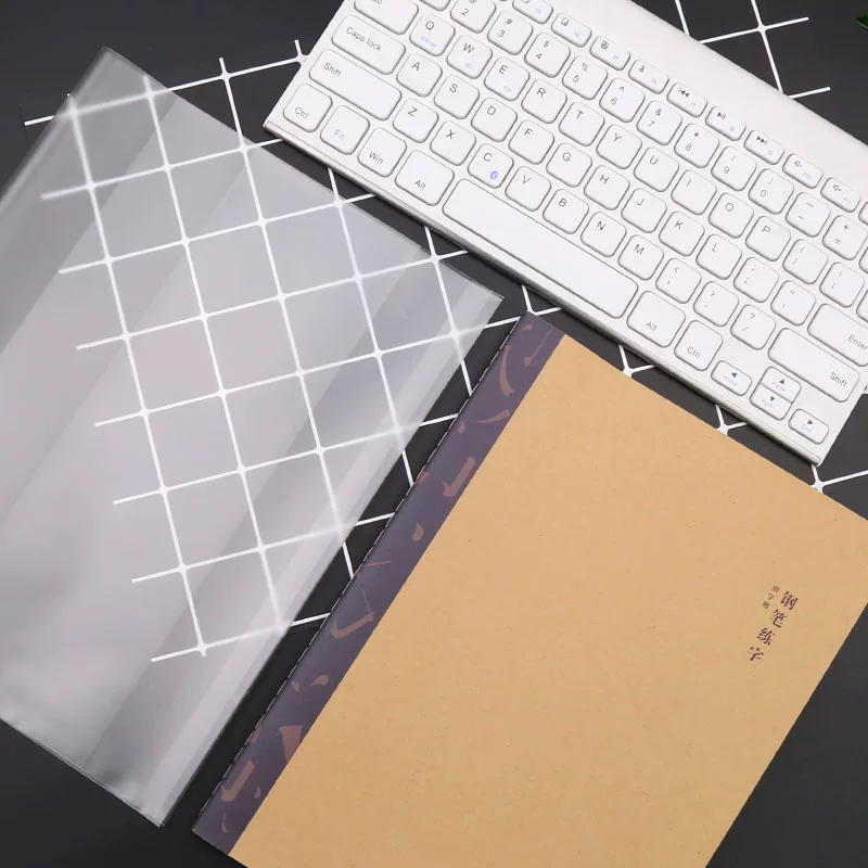 Transparent protective plastic book cover for students, case, full set, elementary school, for secondary school
