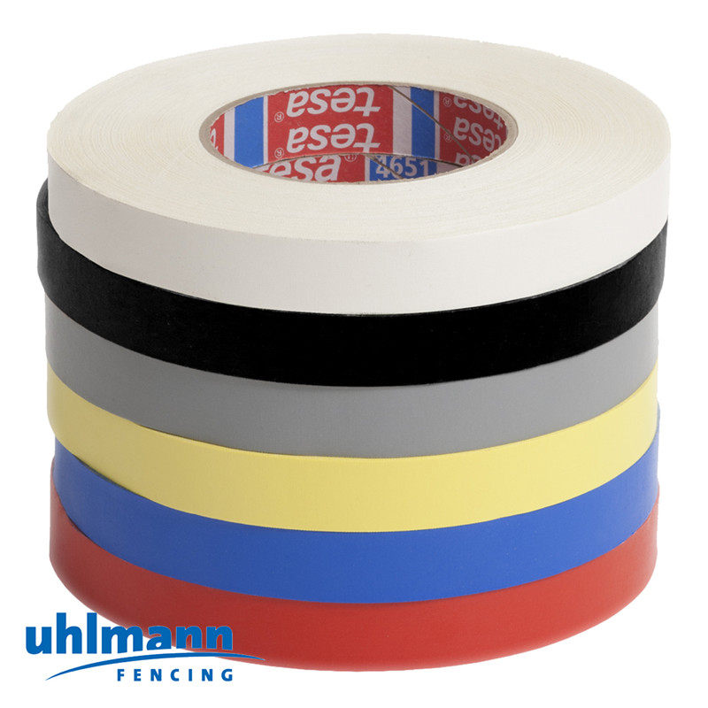Fencing equipment imported tesa Uhlmann Allstar large curly foil sword strip rubberized fabric (19mmx50m)