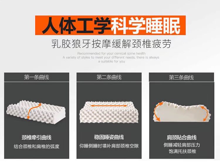 Gối cao su thiên nhiên Thái Lan gối massage gối cao su thiên nhiên chăm sóc gối cổ tử cung gối cho mẹ bầu