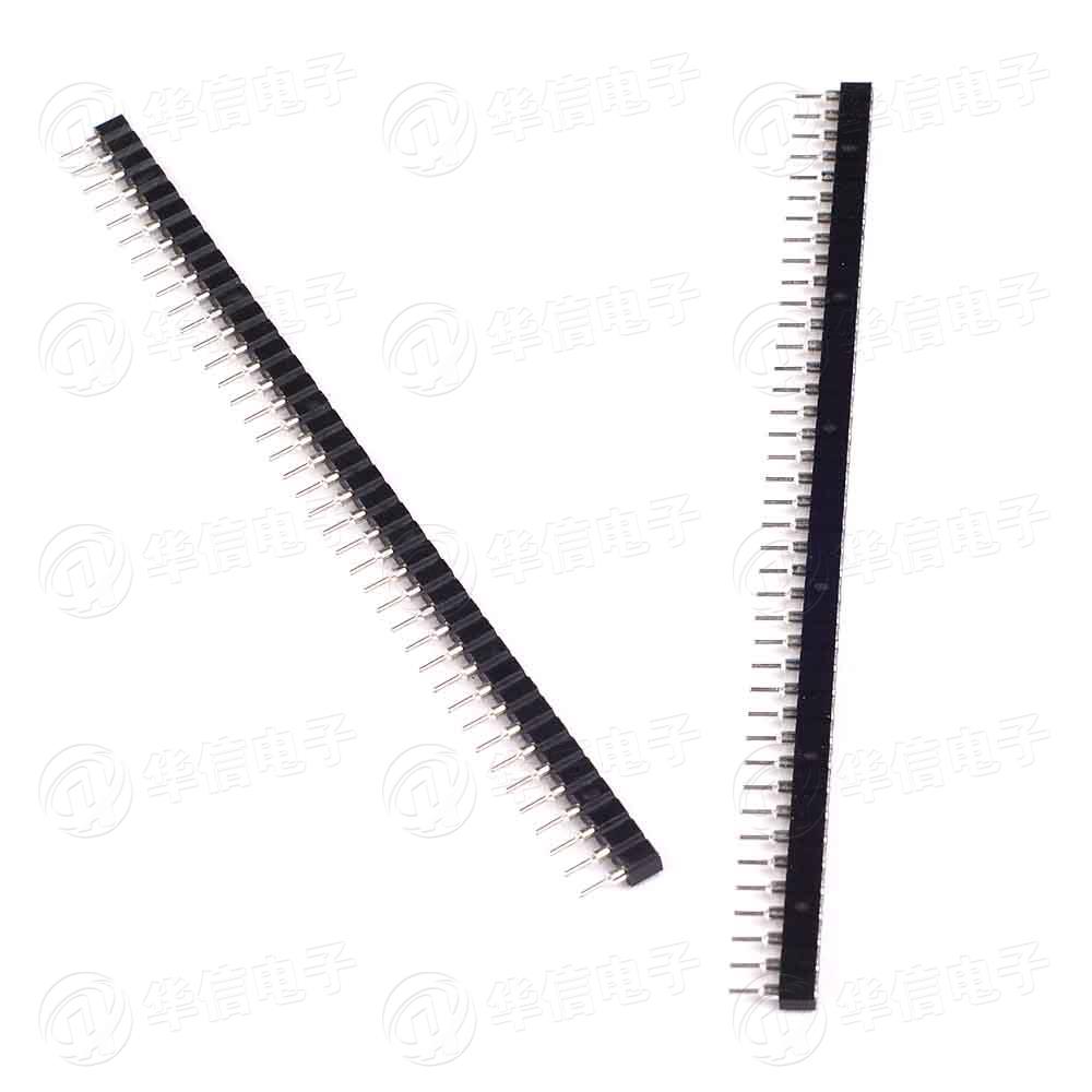 2 54 pitch 1*40 single row round pin seat single row seat single row round hole base