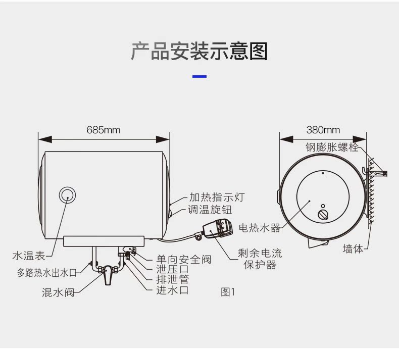 bình nước nóng panasonic Vantage chia sẻ Decker SY20-DDA50 kinh tế và thực tế 50 lít máy nước nóng trữ nhiệt nhanh dung tích lớn - Máy đun nước bình nước nóng rossi