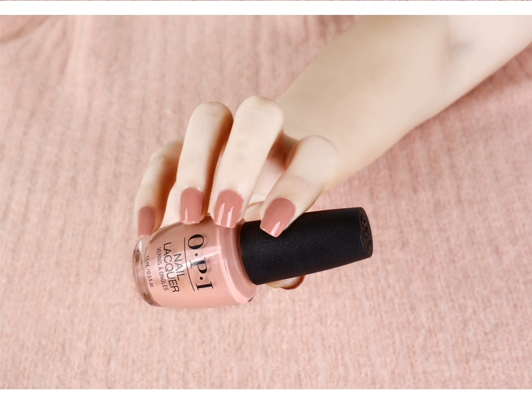 Chính hãng OPI Nail Ba Lan A15 Sữa Mật ong Hồng Hồng Cô gái đỏ trái tim khí chất móng tay kéo dài không dấu - Sơn móng tay / Móng tay và móng chân