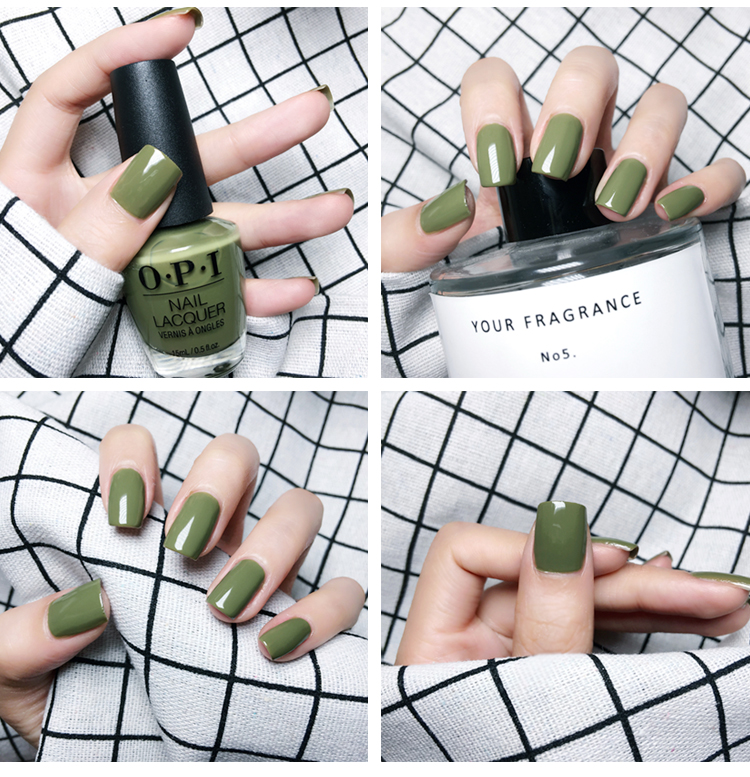 OPI Nail Ba Lan Net Red Olive Matcha Avocado Sữa Green Fairy Summer Toe Green Line White Ro rang miễn phí kéo dài - Sơn móng tay / Móng tay và móng chân sơn gel nhám