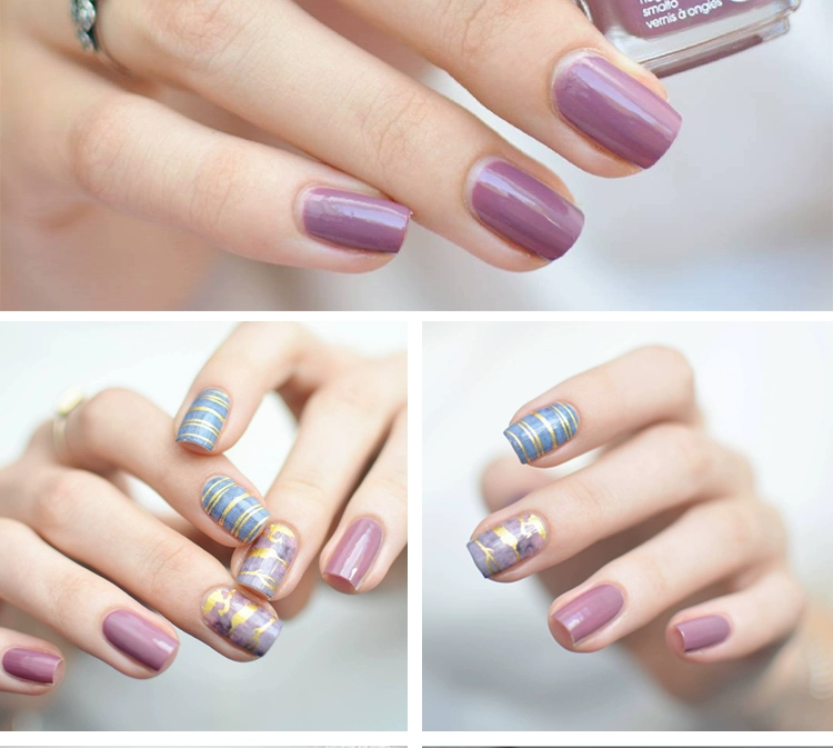 Sơn móng tay Essie 610 Luo Zijun Cùng màu Đậu hun khói Dán Fuchsia Nướng miễn phí Sấy nhanh Nghệ thuật vẽ móng lâu dài - Sơn móng tay / Móng tay và móng chân