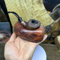 Handmade high-end mahogany unit pipe rack solid wood Shaoshi rosewood red rose pear tube display stand