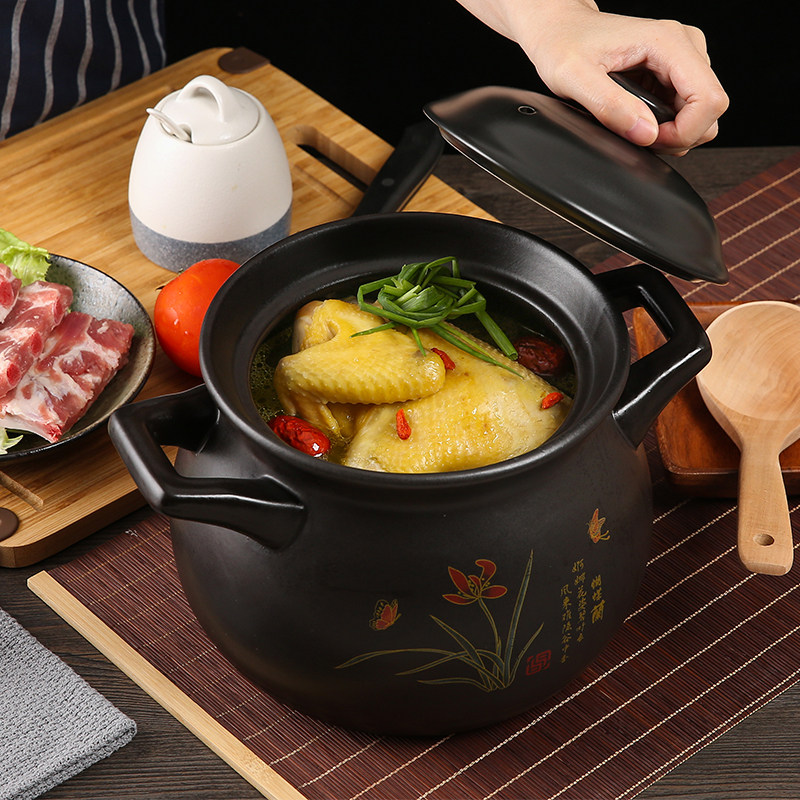 Casserole stew pot household gas high temperature resistant ceramic soup pot gas stove special small casserole big crock soup pot