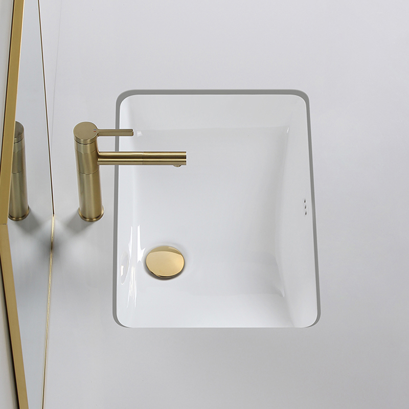 Inset basin embedded square ceramic wash basin washbasin small size small size 23 inch 21 inch 18 inch 16 inch