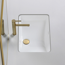 Understage basin embedded square ceramic wash basin washbasin small size small size 23 inches 21 inches 18 inches 16 inches