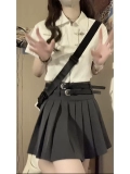 Летний сексуальный комплект, юбка, подходит для подростков